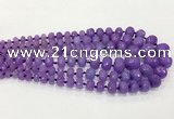 CCN5171 5*8mm - 14*20mm faceted rondelle candy jade graduated beads