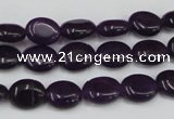 CCN519 15.5 inches 8*10mm oval candy jade beads wholesale