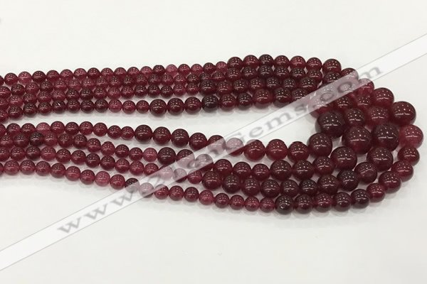 CCN5195 6mm - 14mm round candy jade graduated beads