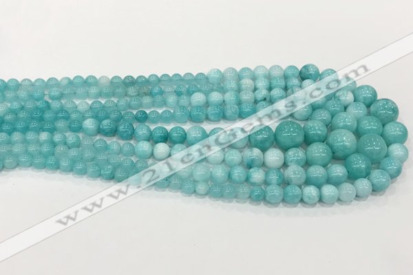 CCN5198 6mm - 14mm round candy jade graduated beads