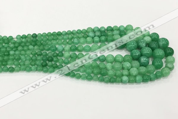 CCN5199 6mm - 14mm round candy jade graduated beads