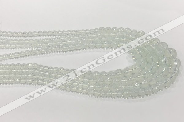 CCN5210 6mm - 14mm faceted round opal graduated beads