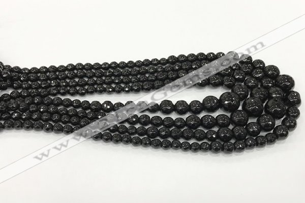 CCN5214 6mm - 14mm faceted round candy jade graduated beads