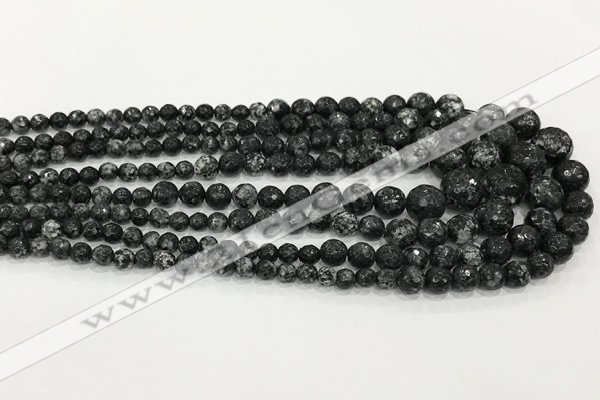 CCN5215 6mm - 14mm faceted round candy jade graduated beads