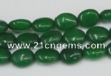 CCN522 15.5 inches 8*10mm oval candy jade beads wholesale