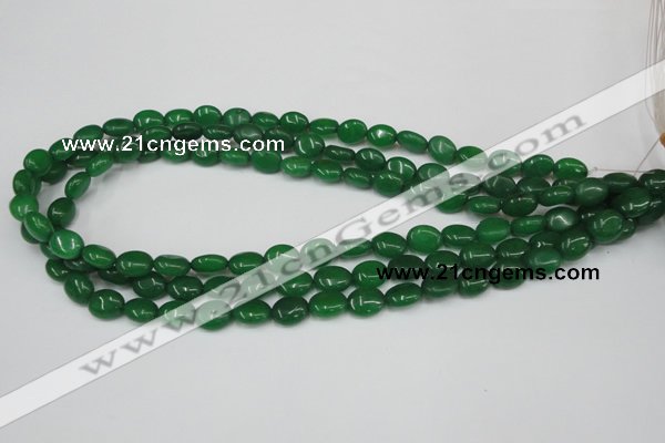 CCN522 15.5 inches 8*10mm oval candy jade beads wholesale