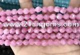 CCN5239 15 inches 8mm faceted nuggets candy jade beads