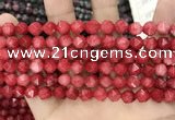 CCN5240 15 inches 8mm faceted nuggets candy jade beads