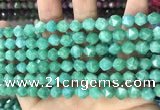 CCN5247 15 inches 8mm faceted nuggets candy jade beads