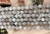 CCN5250 15 inches 8mm faceted nuggets candy jade beads