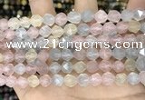 CCN5253 15 inches 8mm faceted nuggets candy jade beads