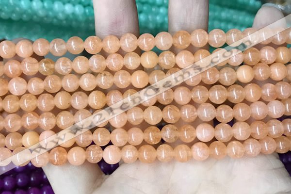 CCN5274 15 inches 6mm round candy jade beads Wholesale