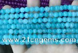 CCN5288 15 inches 6mm round candy jade beads Wholesale