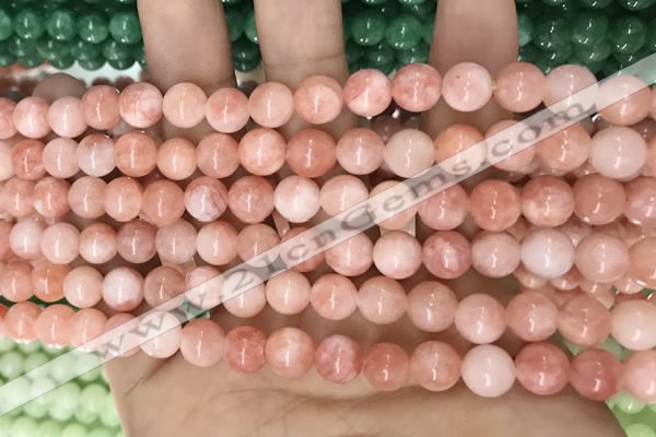 CCN5322 15 inches 8mm round candy jade beads Wholesale