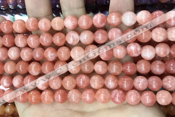 CCN5323 15 inches 8mm round candy jade beads Wholesale