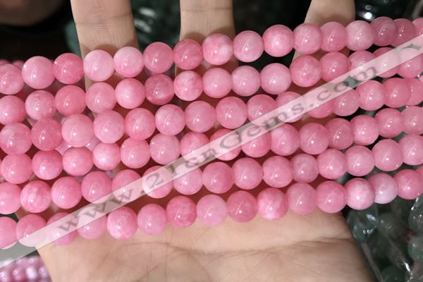 CCN5324 15 inches 8mm round candy jade beads Wholesale