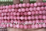 CCN5325 15 inches 8mm round candy jade beads Wholesale