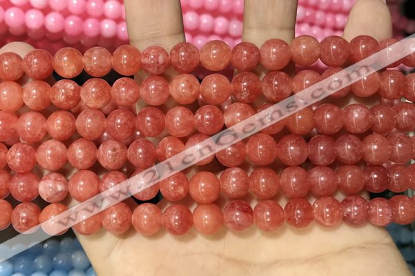 CCN5328 15 inches 8mm round candy jade beads Wholesale