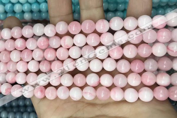 CCN5330 15 inches 8mm round candy jade beads Wholesale