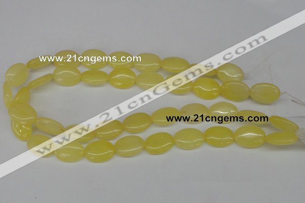 CCN535 15.5 inches 15*20mm oval candy jade beads wholesale