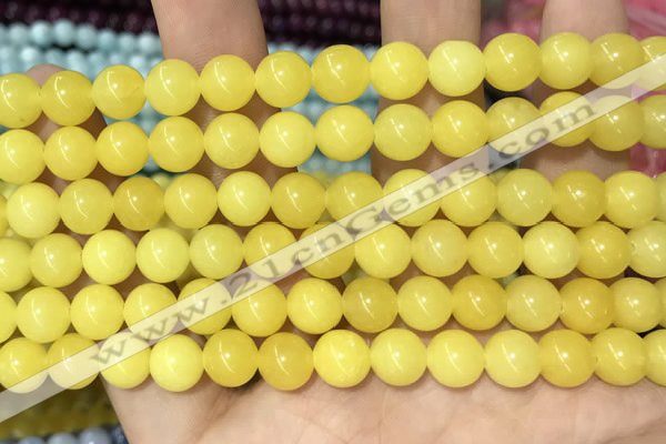 CCN5350 15 inches 8mm round candy jade beads Wholesale