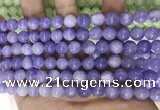 CCN5355 15 inches 8mm round candy jade beads Wholesale