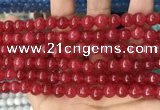 CCN5371 15 inches 8mm round candy jade beads Wholesale