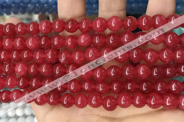 CCN5371 15 inches 8mm round candy jade beads Wholesale