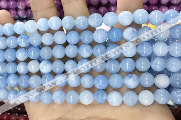 CCN5383 15 inches 8mm round candy jade beads Wholesale