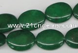 CCN539 15.5 inches 15*20mm oval candy jade beads wholesale