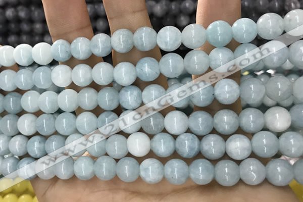 CCN5395 15 inches 8mm round candy jade beads Wholesale