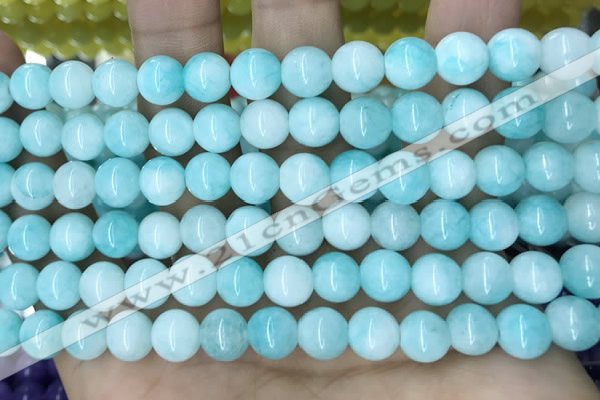 CCN5397 15 inches 8mm round candy jade beads Wholesale