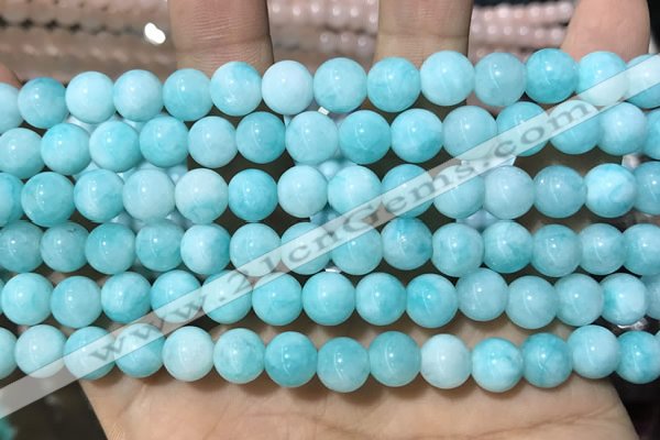 CCN5399 15 inches 8mm round candy jade beads Wholesale