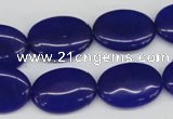 CCN540 15.5 inches 15*20mm oval candy jade beads wholesale