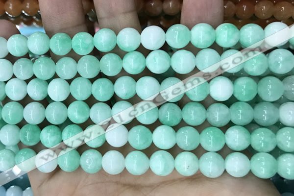 CCN5407 15 inches 8mm round candy jade beads Wholesale