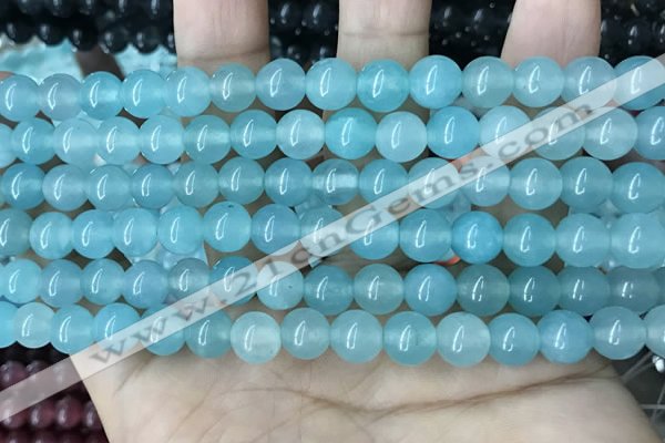 CCN5429 15 inches 8mm round candy jade beads Wholesale