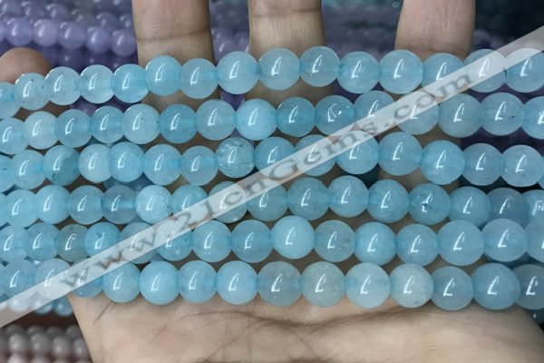 CCN5431 15 inches 8mm round candy jade beads Wholesale