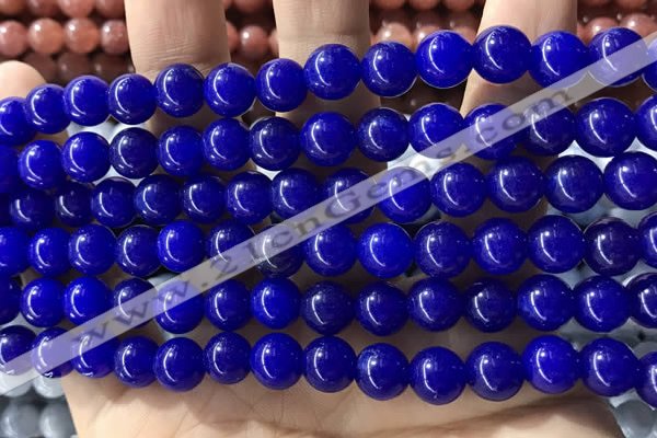 CCN5437 15 inches 8mm round candy jade beads Wholesale