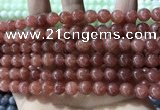 CCN5447 15 inches 8mm round candy jade beads Wholesale