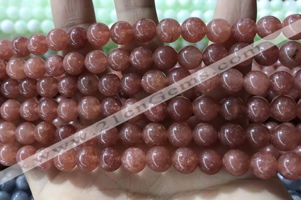 CCN5447 15 inches 8mm round candy jade beads Wholesale