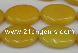 CCN545 15.5 inches 18*25mm oval candy jade beads wholesale