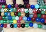 CCN5468 15 inches 8mm round candy jade beads Wholesale