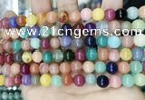 CCN5470 15 inches 8mm round candy jade beads Wholesale