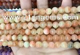 CCN5475 15 inches 8mm round candy jade beads Wholesale