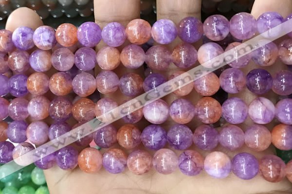 CCN5477 15 inches 8mm round candy jade beads Wholesale