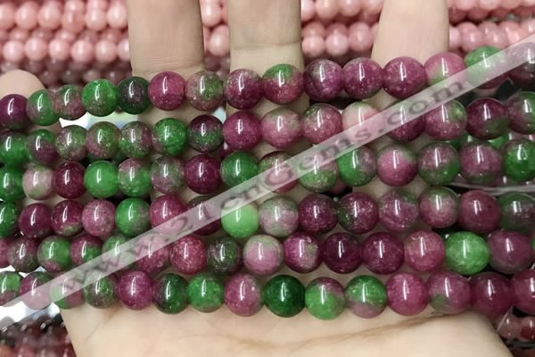 CCN5484 15 inches 8mm round candy jade beads Wholesale