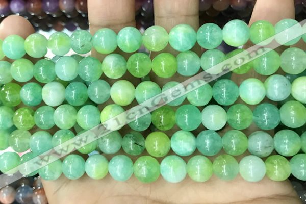 CCN5488 15 inches 8mm round candy jade beads Wholesale