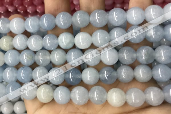 CCN5501 15 inches 8mm round candy jade beads Wholesale