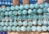 CCN5508 15 inches 8mm round candy jade beads Wholesale