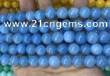 CCN5522 15 inches 8mm round candy jade beads Wholesale